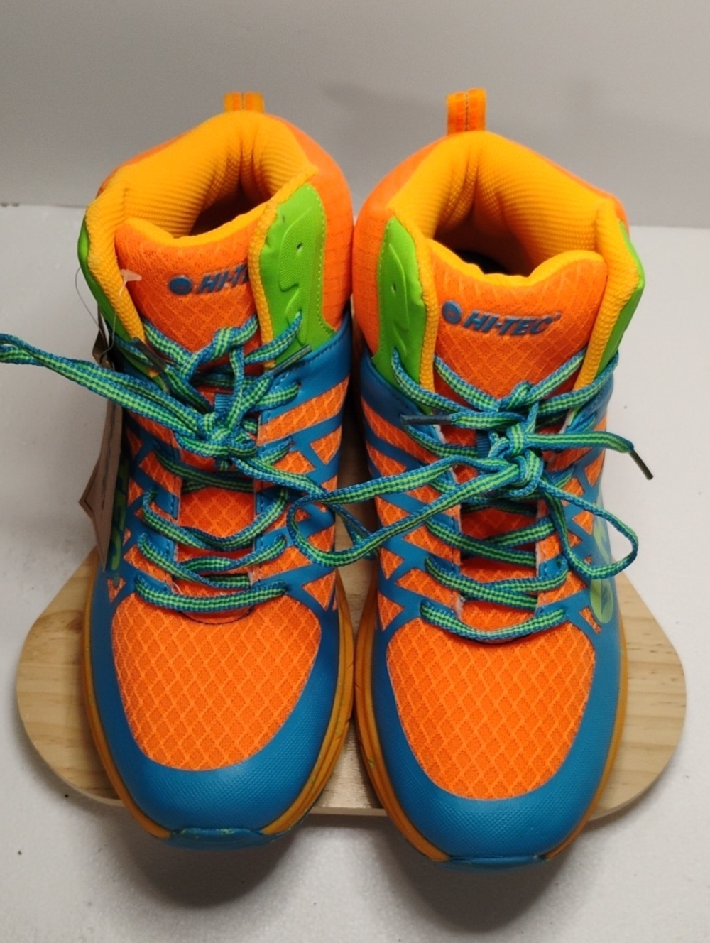 Hi-Tec Orange, Blue & Green Men's High-Top Sneakers